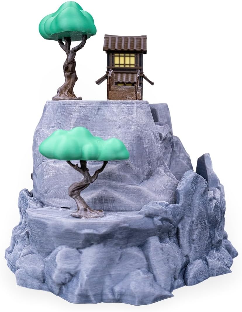 Japanese Style Tabletop Water Fountain with LED Light