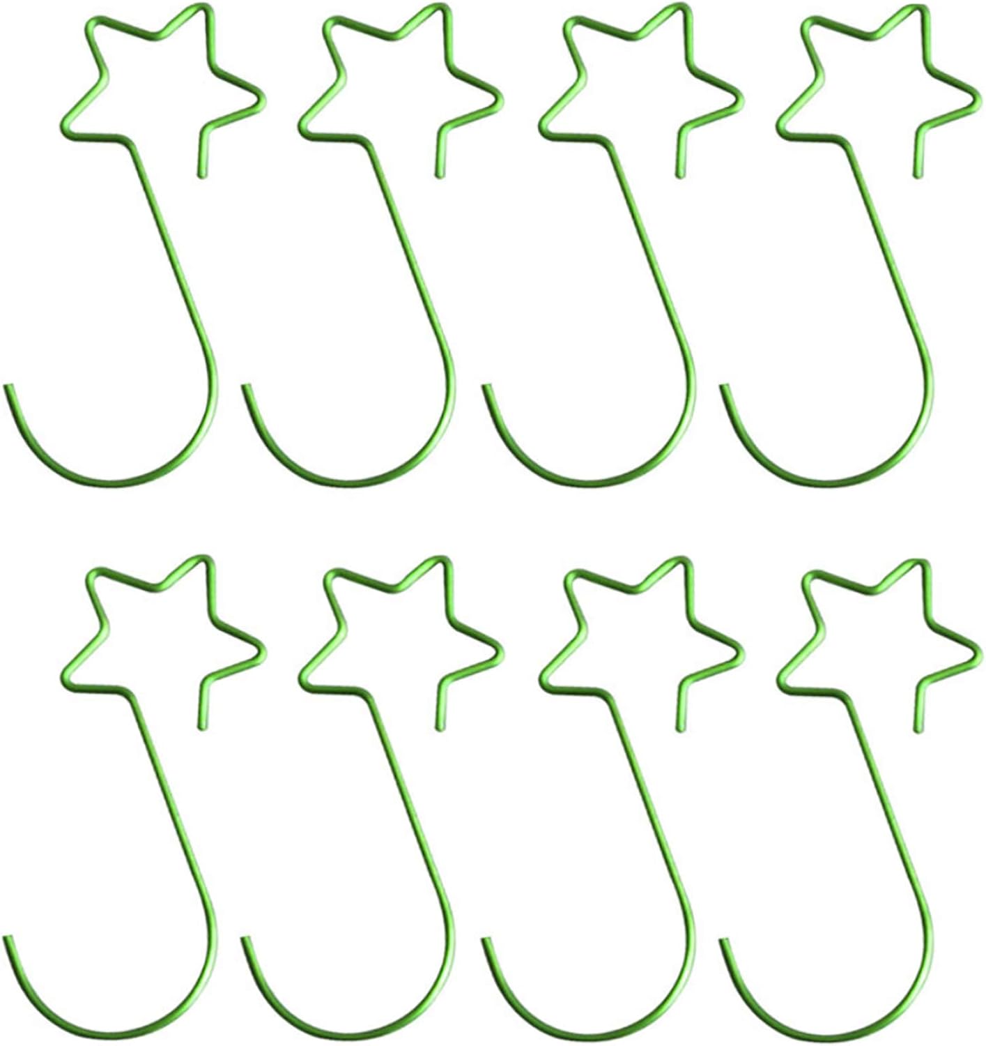 60Pcs Star Shape Wreath Hooks for Christmas Tree