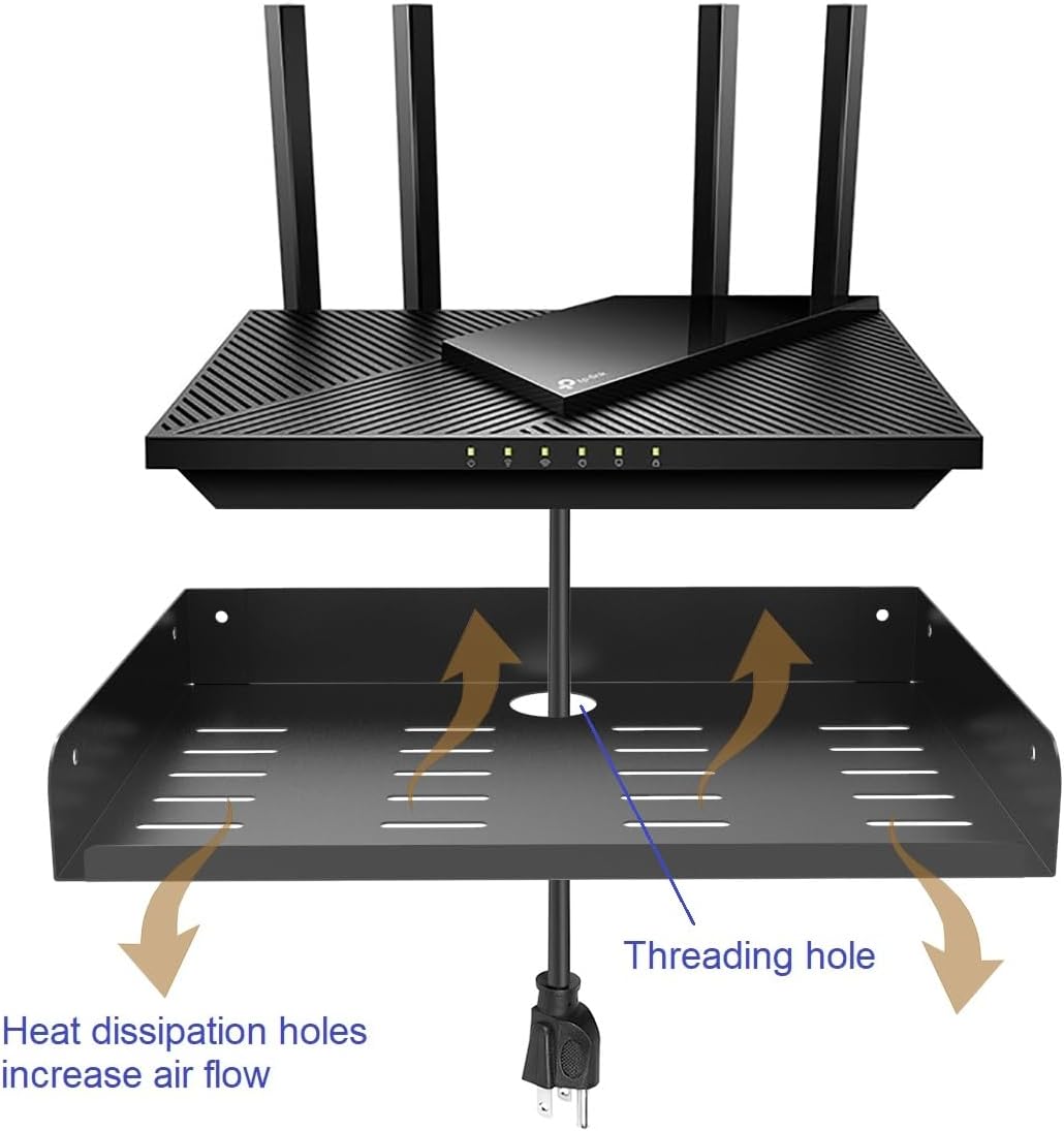 Jingchengmei Metal Floating Shelf Bracket for AV and TV Accessories