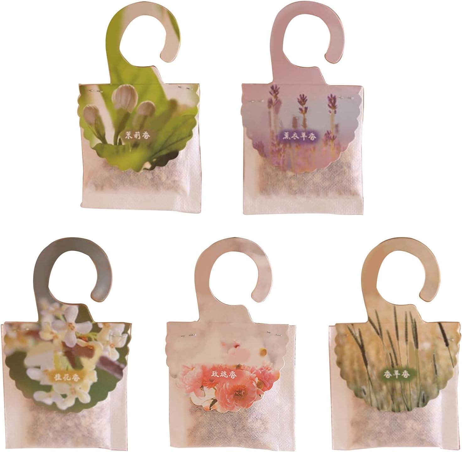 Natural Lasting Wardrobe Hanging Sachets with Hanger
