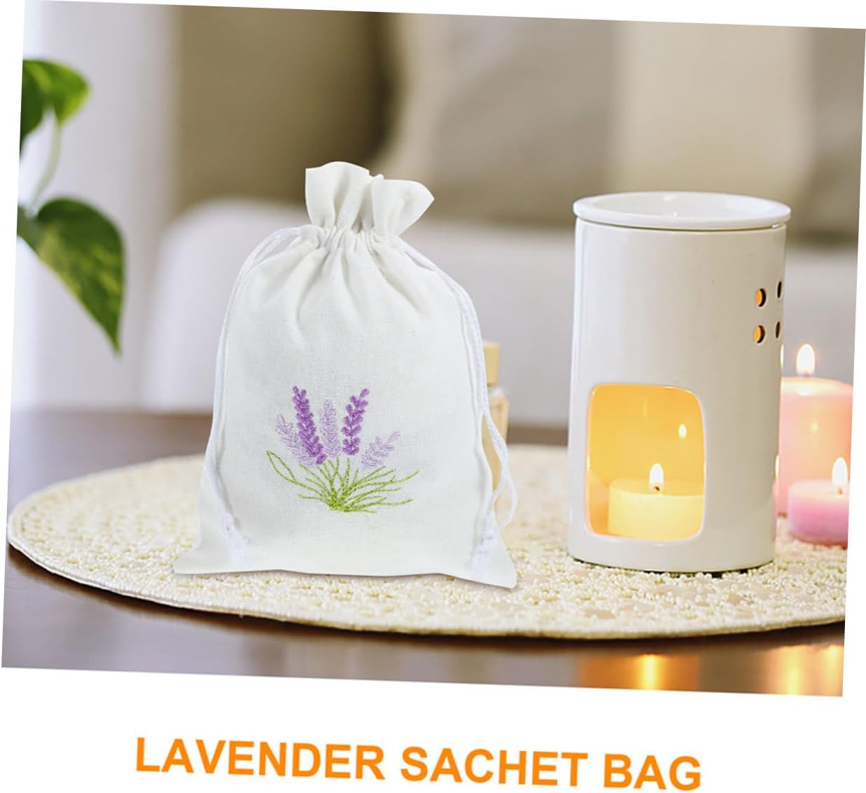 Refillable Drawstring Lavender Sachet Bag for Home Decoration and Gifting