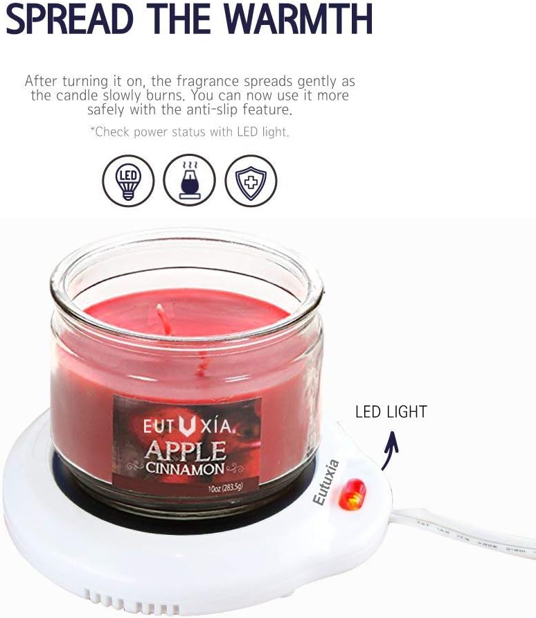 Eutuxia Mug Warmer for Home and Office