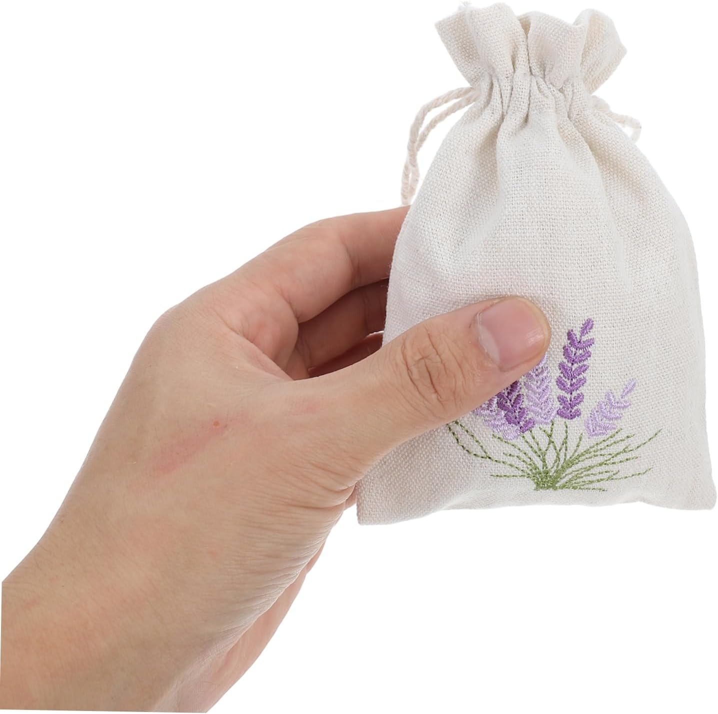 Gatuida 10 Pack Empty Drawstring Sachet Bags Lavender Decorative Packaging Holders