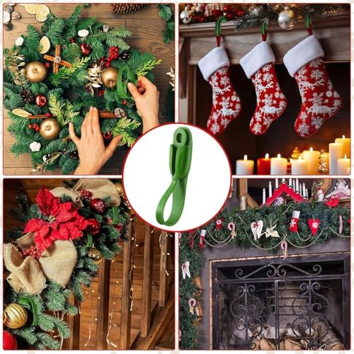 Reusable Christmas Wreath Hanger Set of 12