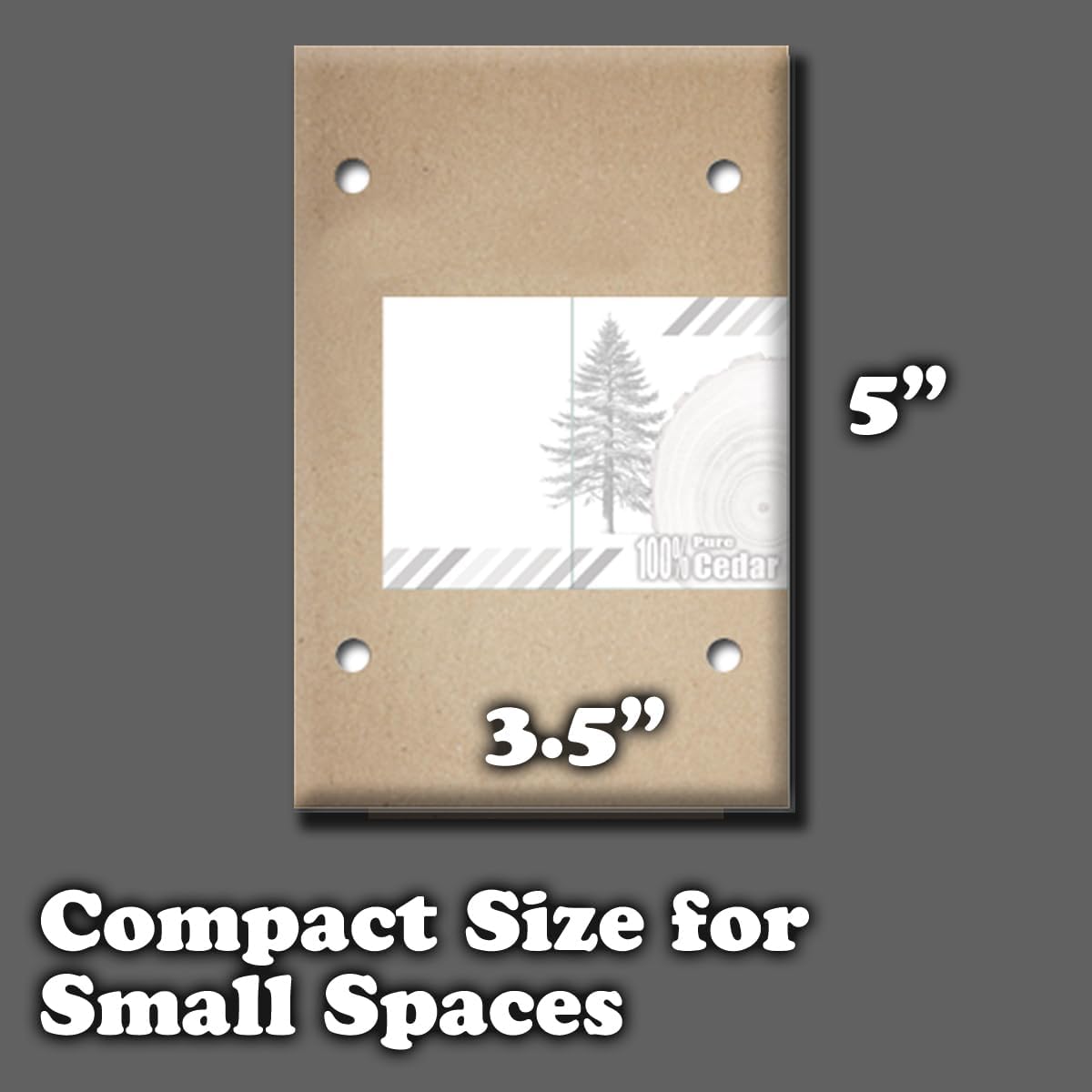 Pure Cedar Sachet 4 Pack for Closets Drawers Luggage