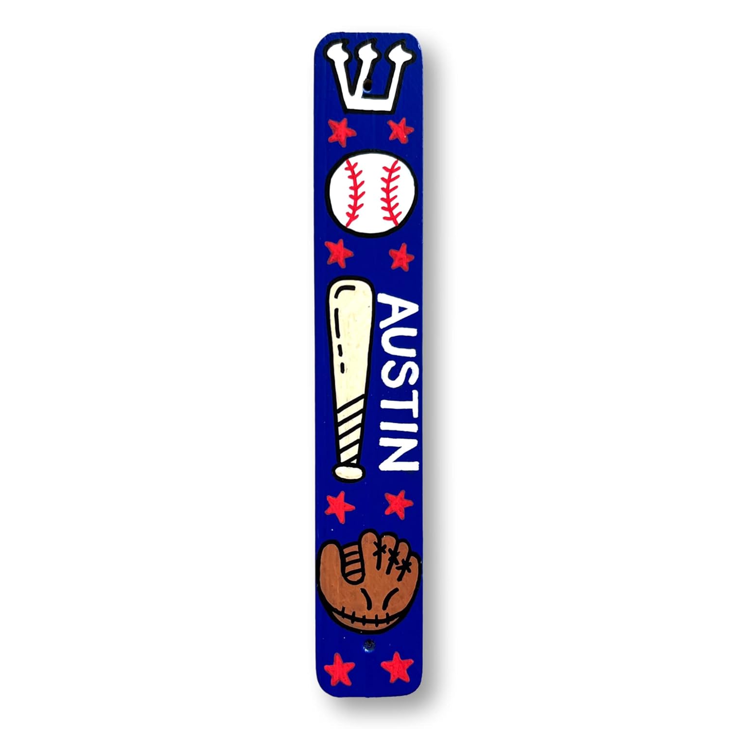 Handmade Baseball Mezuzah Decor for Kids