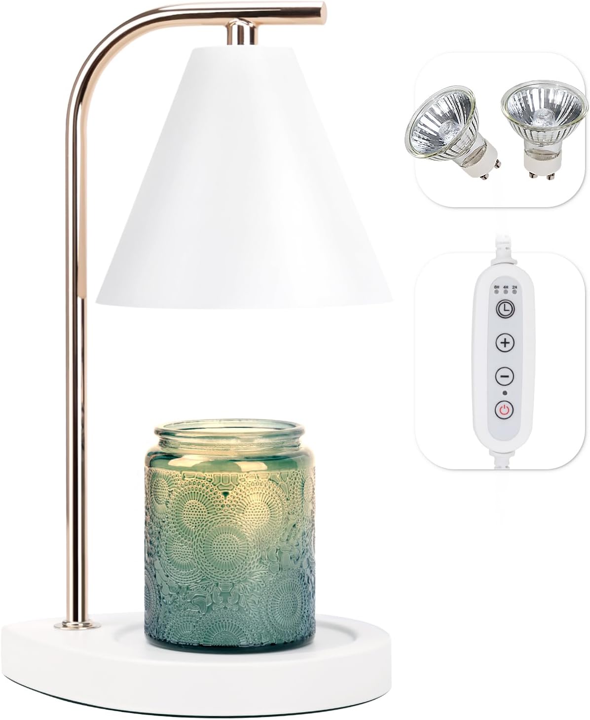 Candle Warmer Lamp with Timer and Dimmer Control