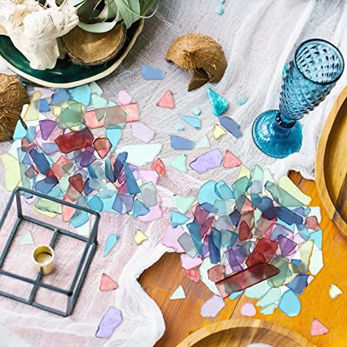 Jetec Multicolor Sea Glass Vase Filler Decor