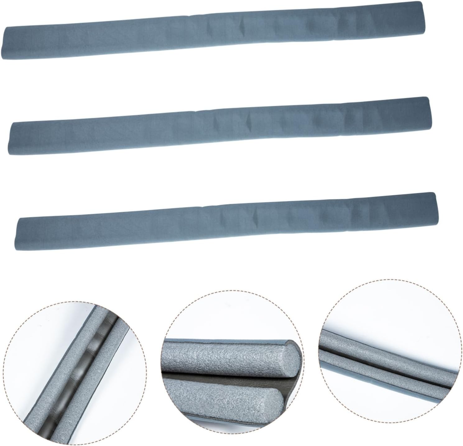 Angoily 3pcs Door Draft Stopper Weather Stripping Seal Noise Blocker for Doors No Glue Installation