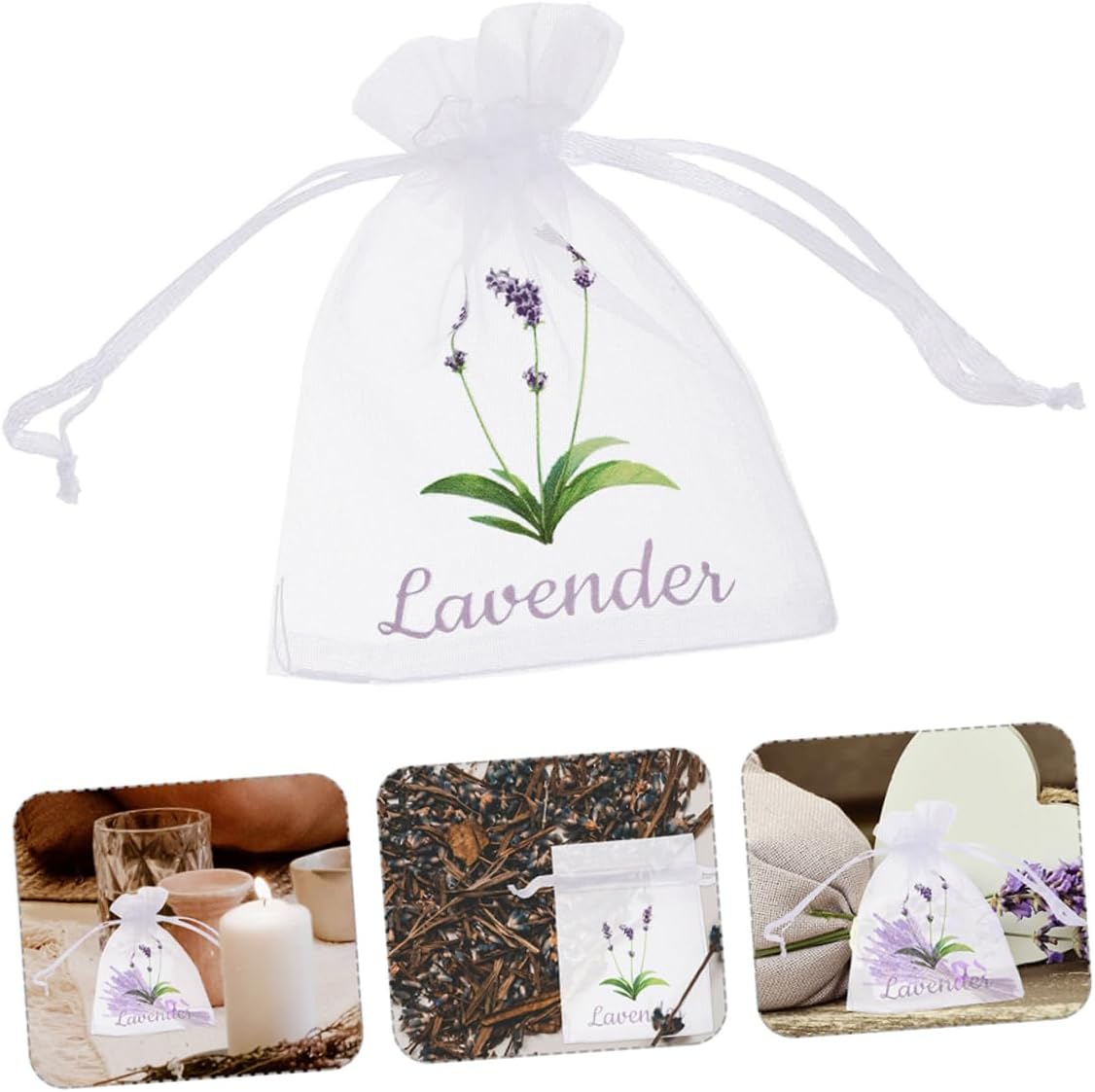 50pcs Empty Sachet Bags for Lavender and Rose Petals