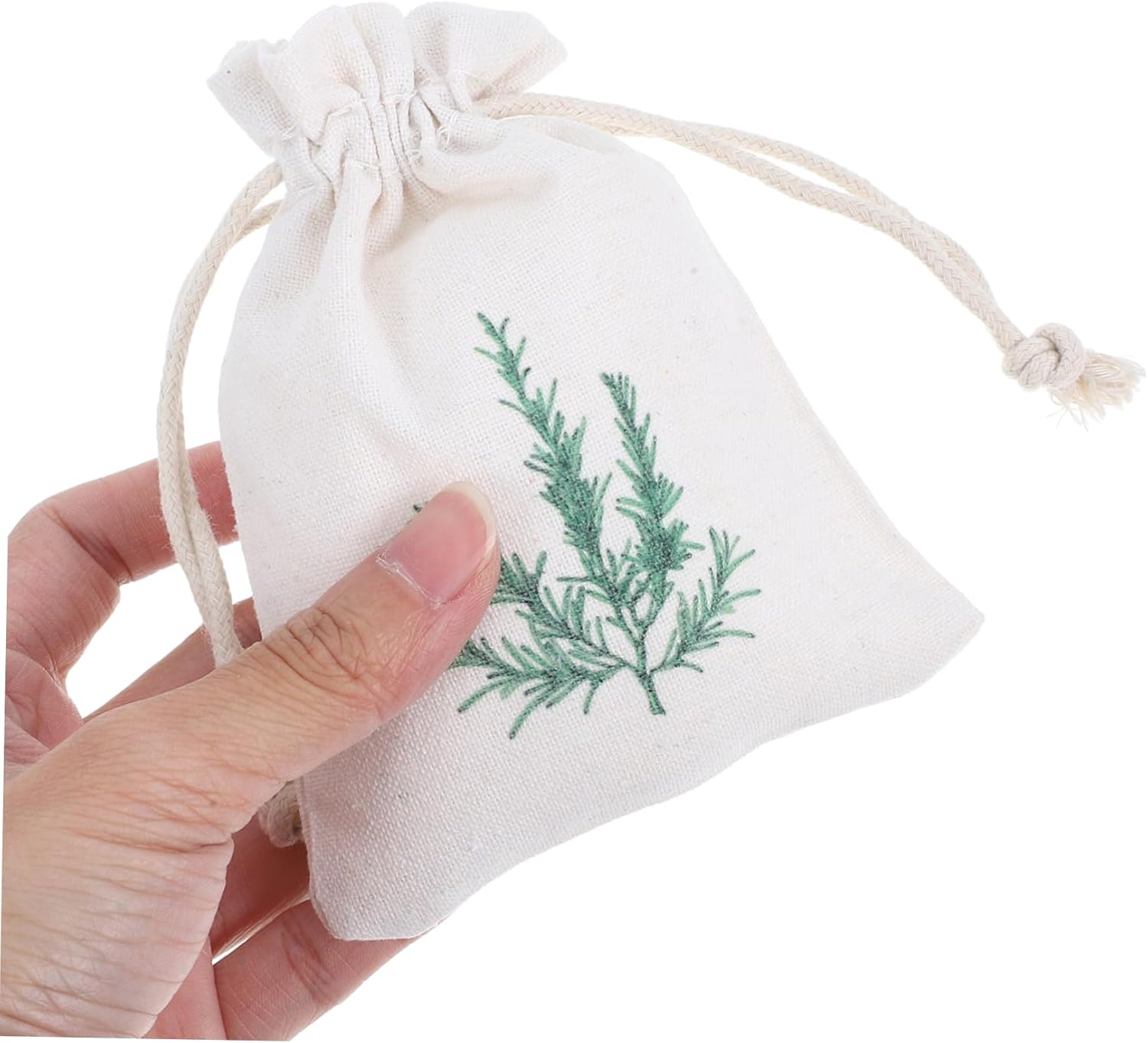 ABOOFAN 10pcs Lavender Sachets Drawstring Burlap Pouches for Home Freshener