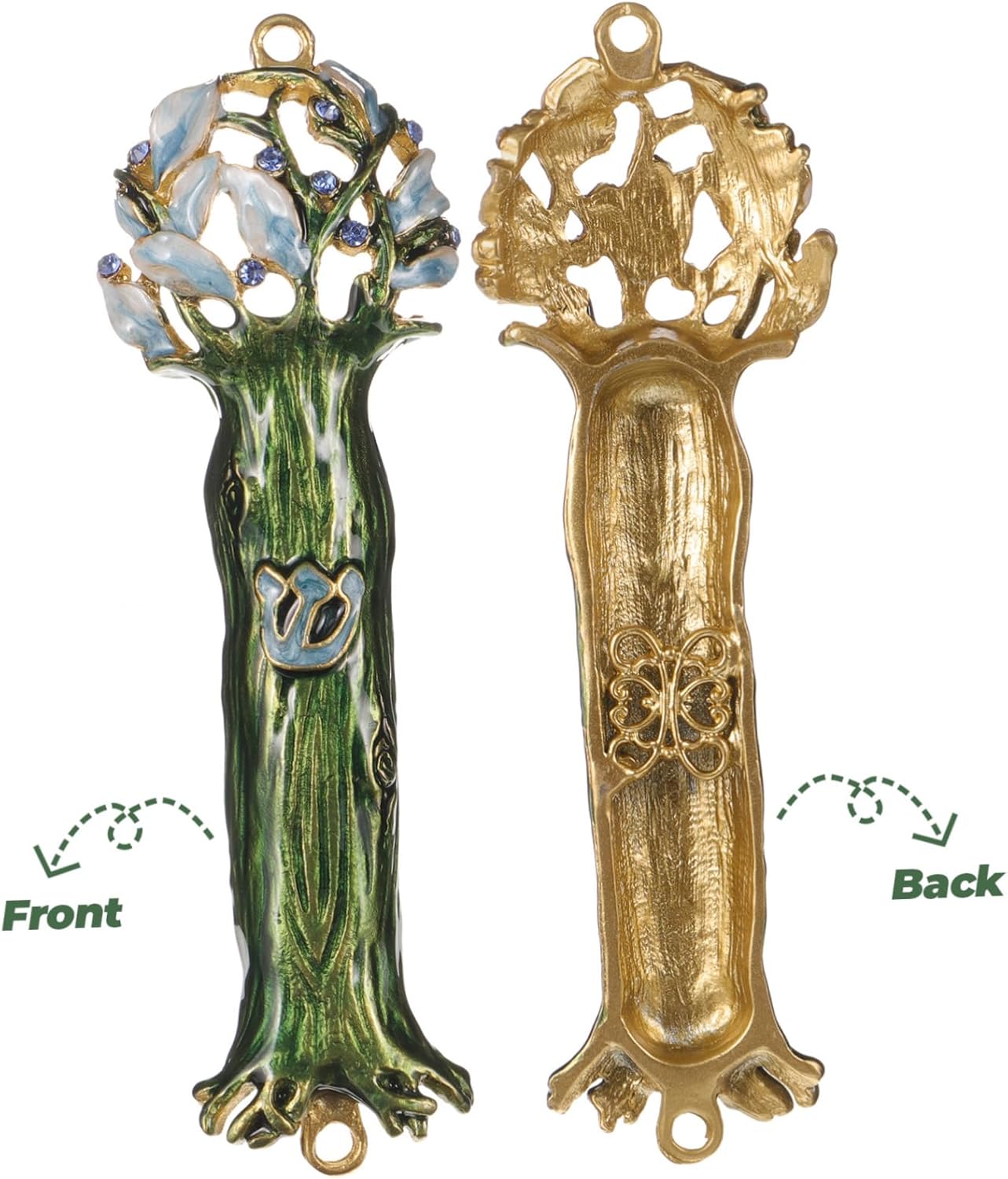 Retro Style Mezuzah Door Post Decor Metal