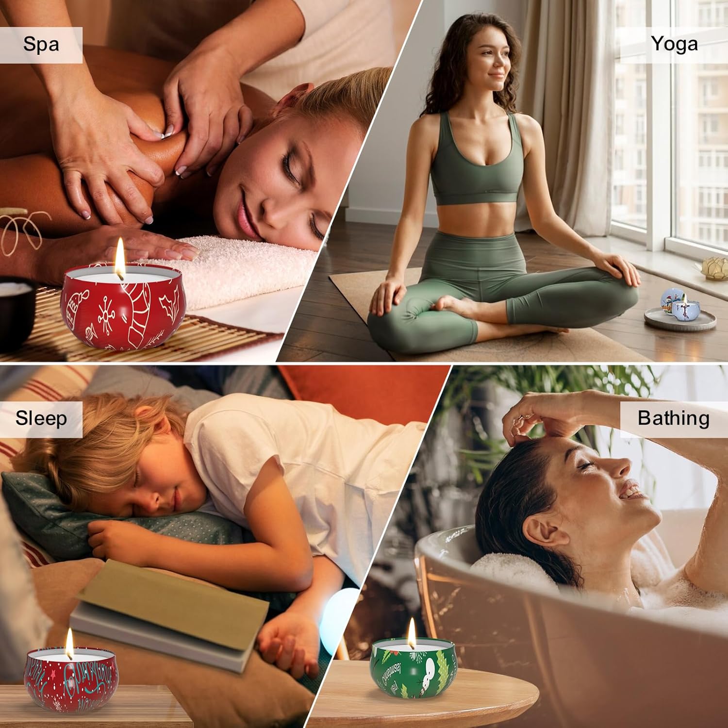 Primevolve Christmas Candle Gift Set for Women