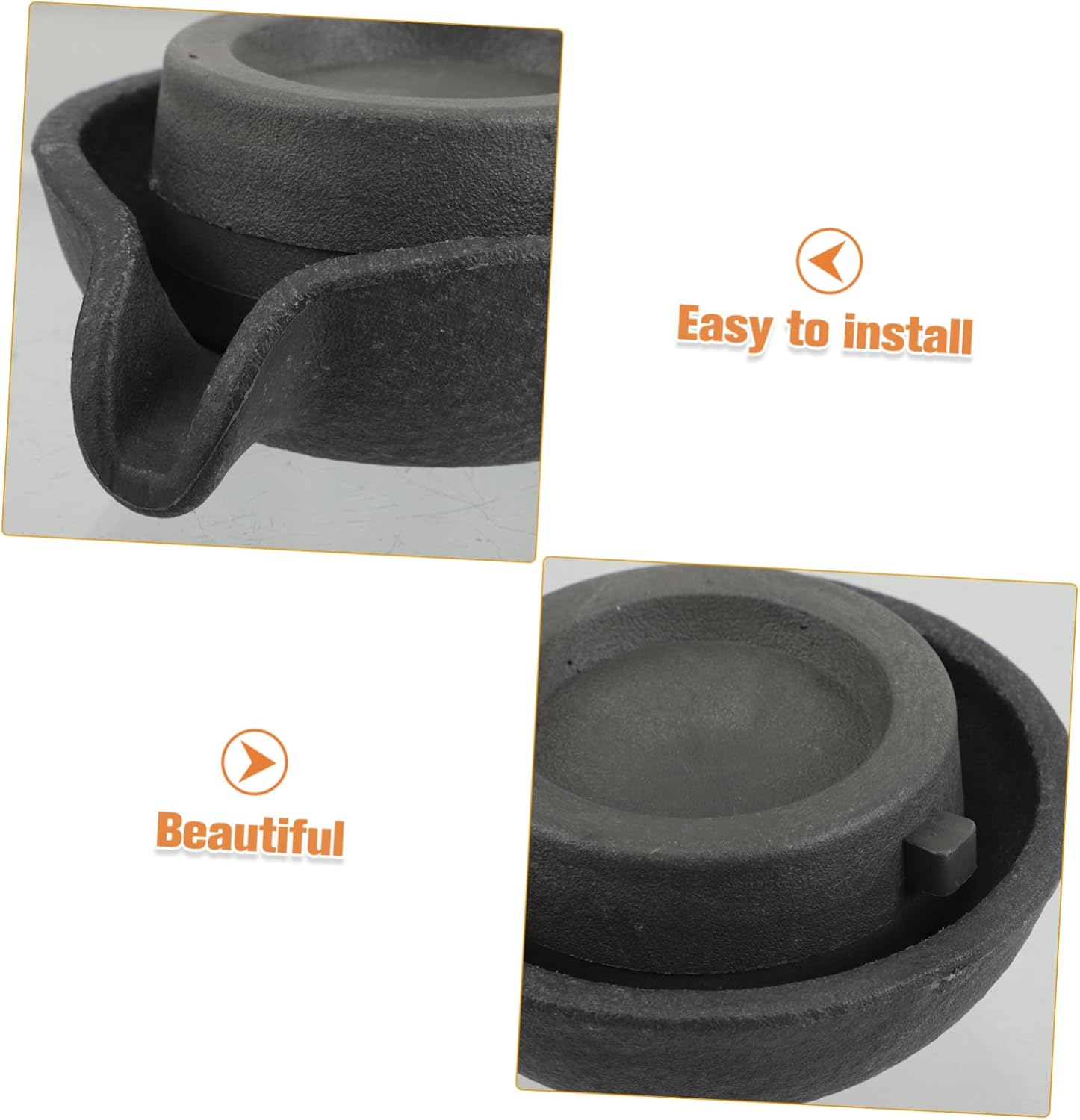 TOYANDONA Compact Tabletop Fountain for Indoor Decor