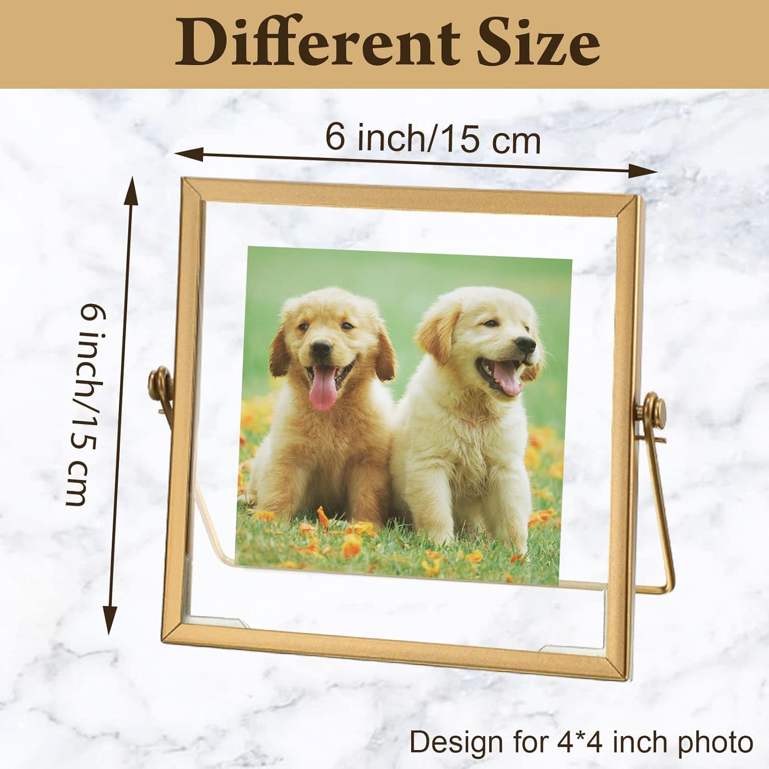 Hoteam 12 Pack 4x4 Inch Floating Frame Photo Collection