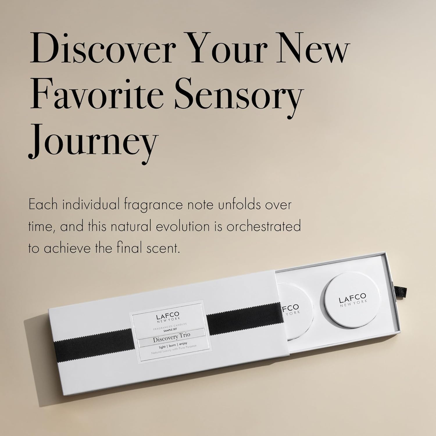 Discovery Trio Candle Samples - 3 Fragrance Scents 4-Hour Burn Time