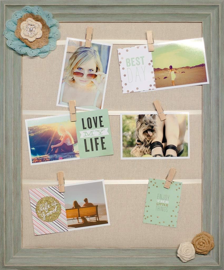 Picture Clip Board Framed 19x23 for Postcards and Photos
