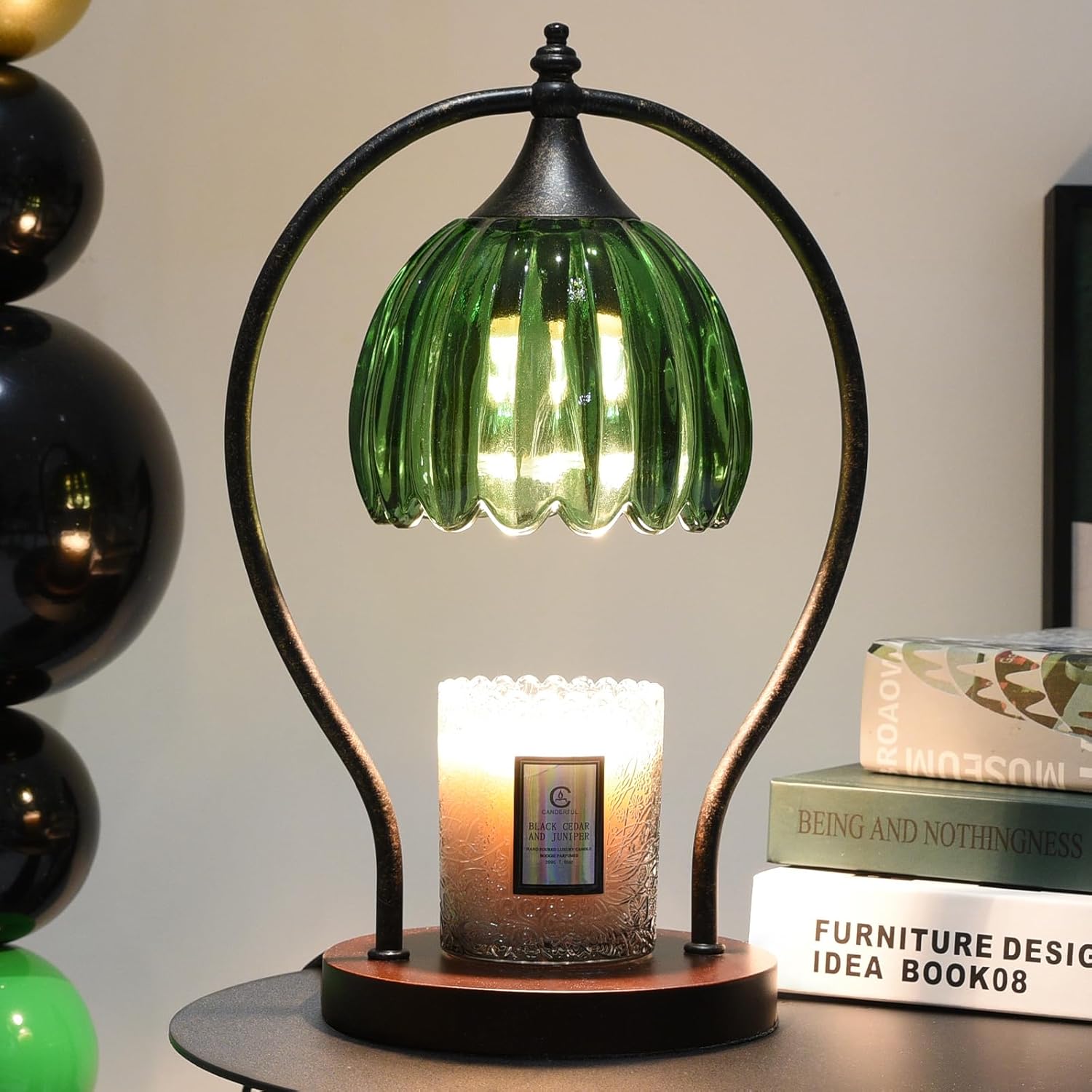 Timer Candle Warmer Lamp with 2 Bulbs