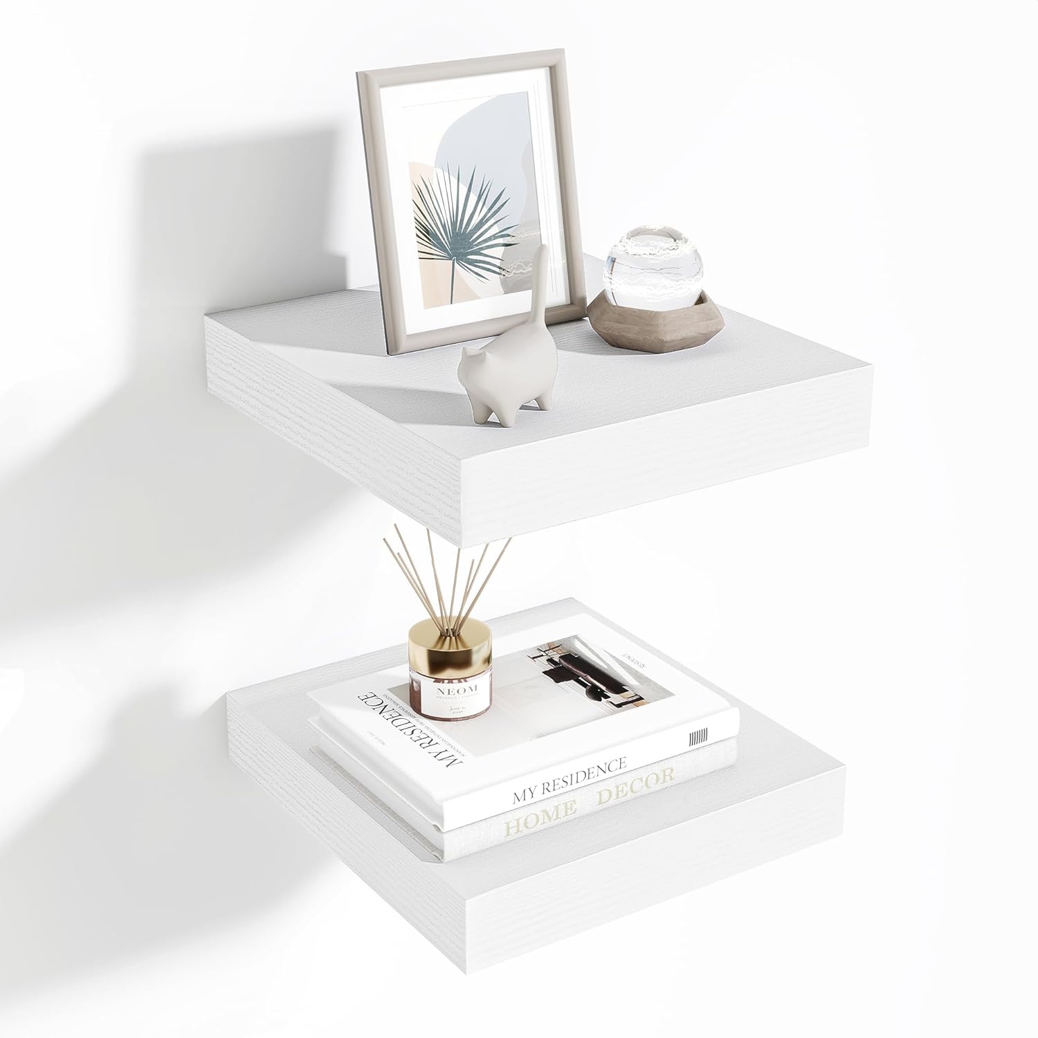 Fun Memories 10 Inch Deep Floating Shelves Set of 2