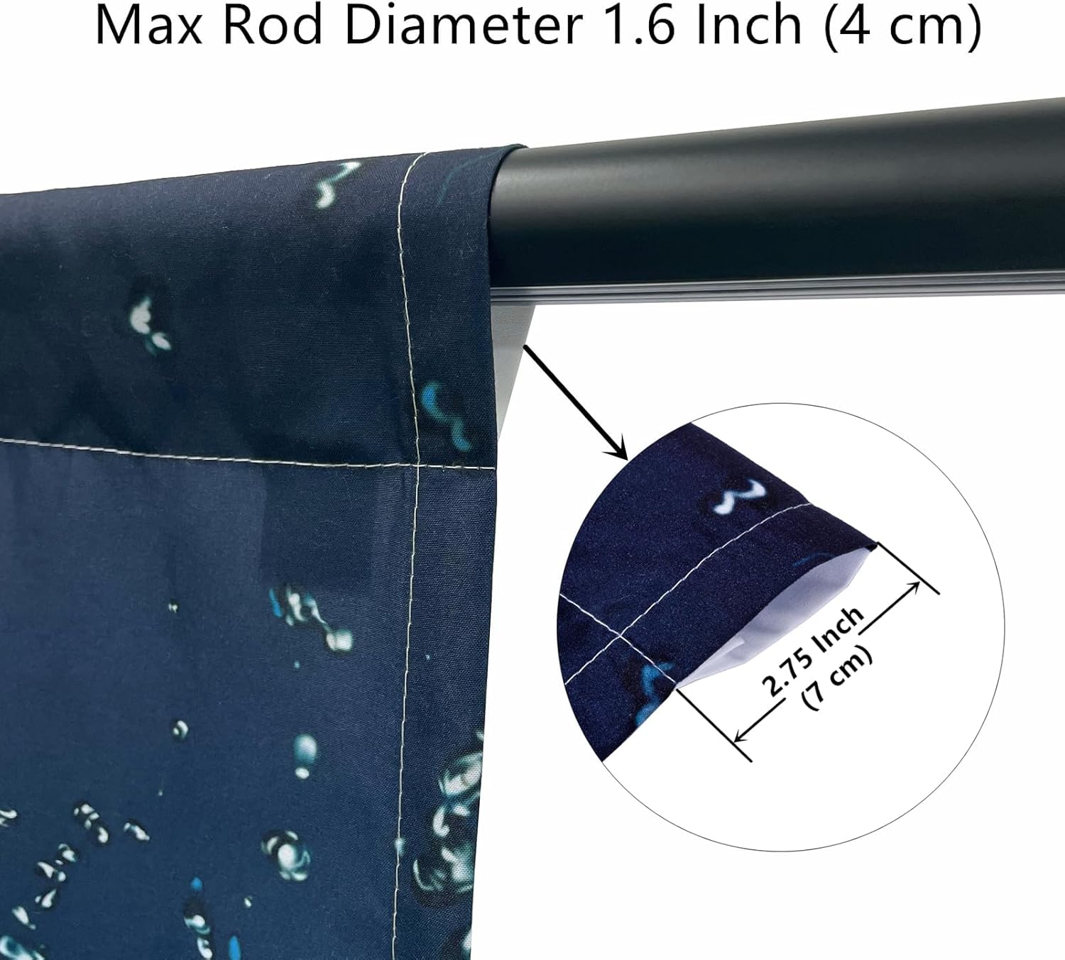 Kids Football Print Curtains 2 Panels Rod Pocket