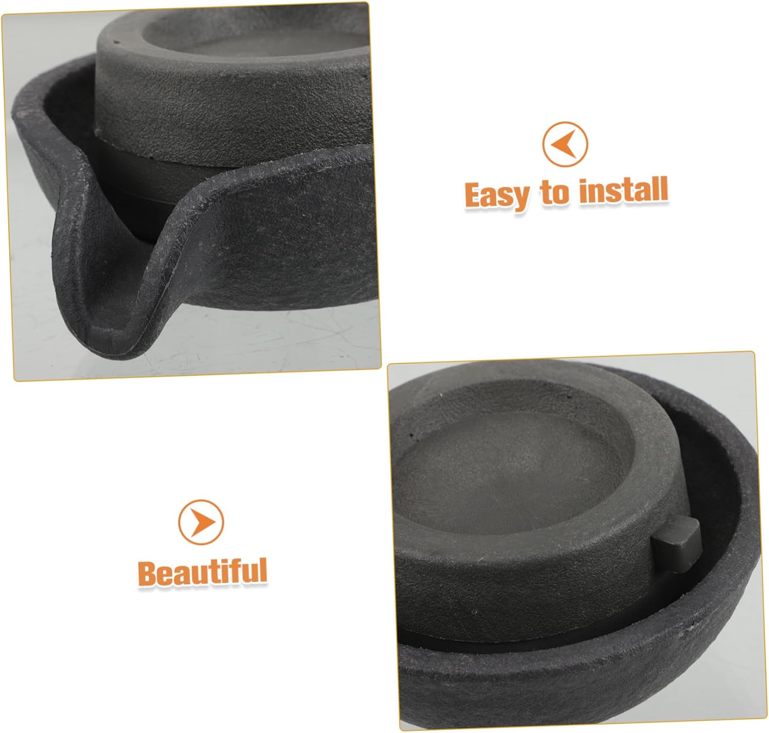 Rotating Millstone Tabletop Fountain for Home Office Decor