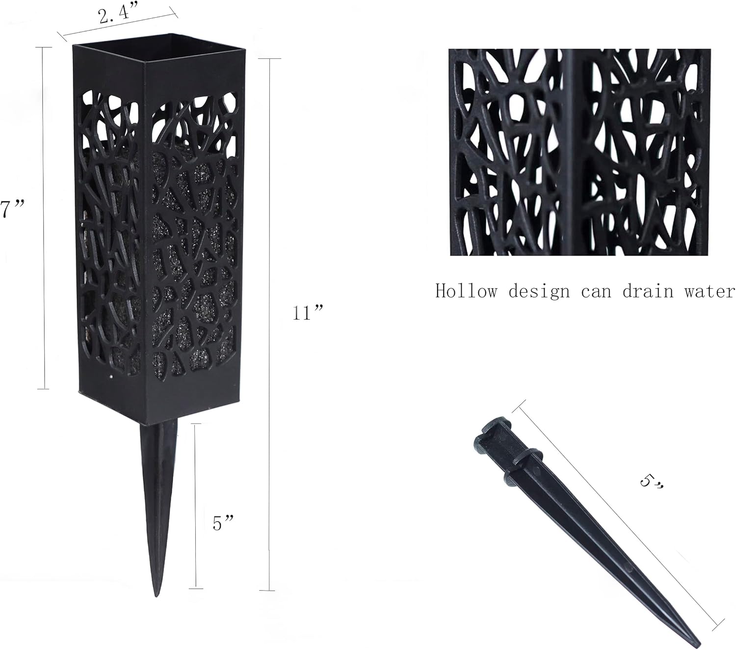 2 Sets Artificial Cemetery Flowers with Vase Red Roses Lasting Decor