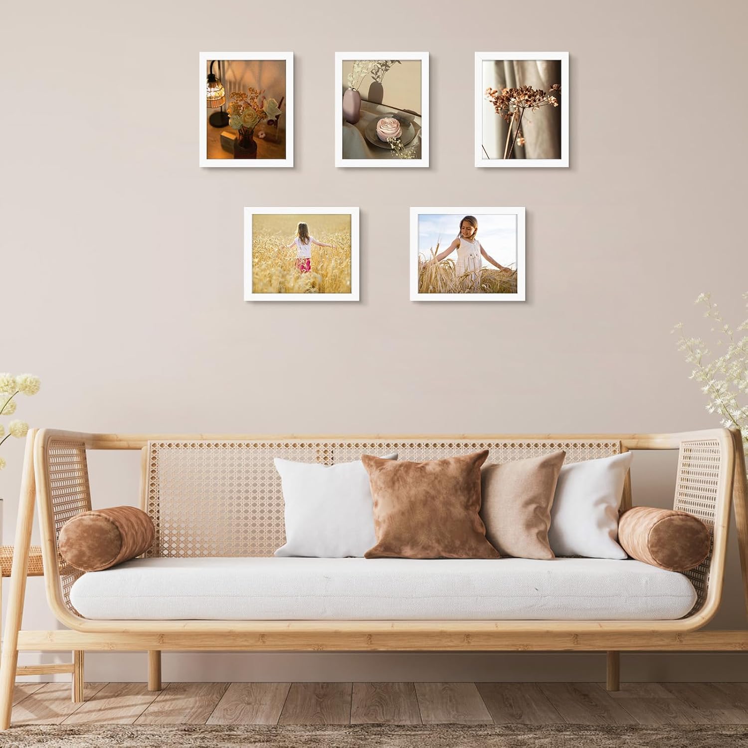 Golden State Art 8x10 White Photo Frame Set of 10