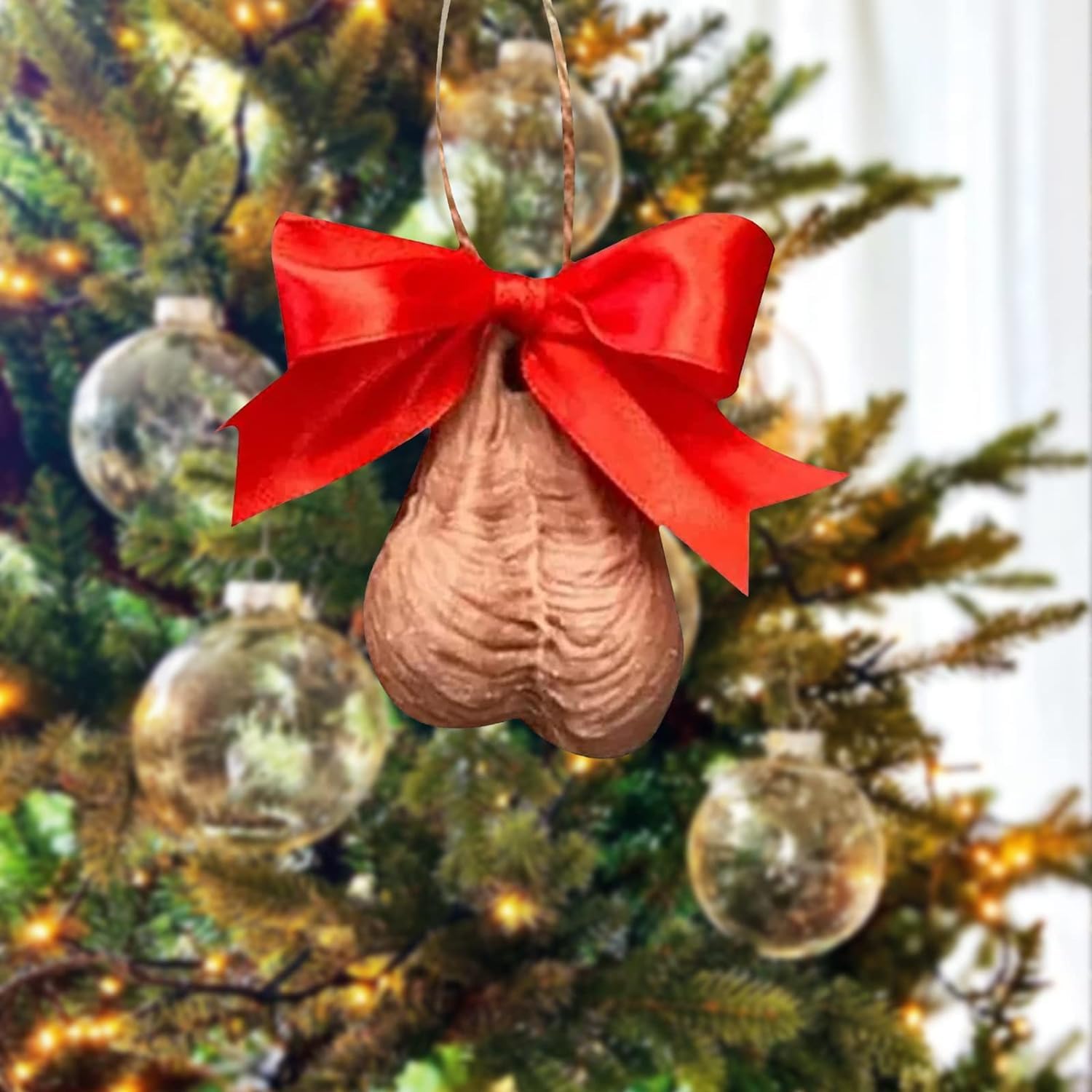 Funny 3D Christmas Ball Hanging Ornament