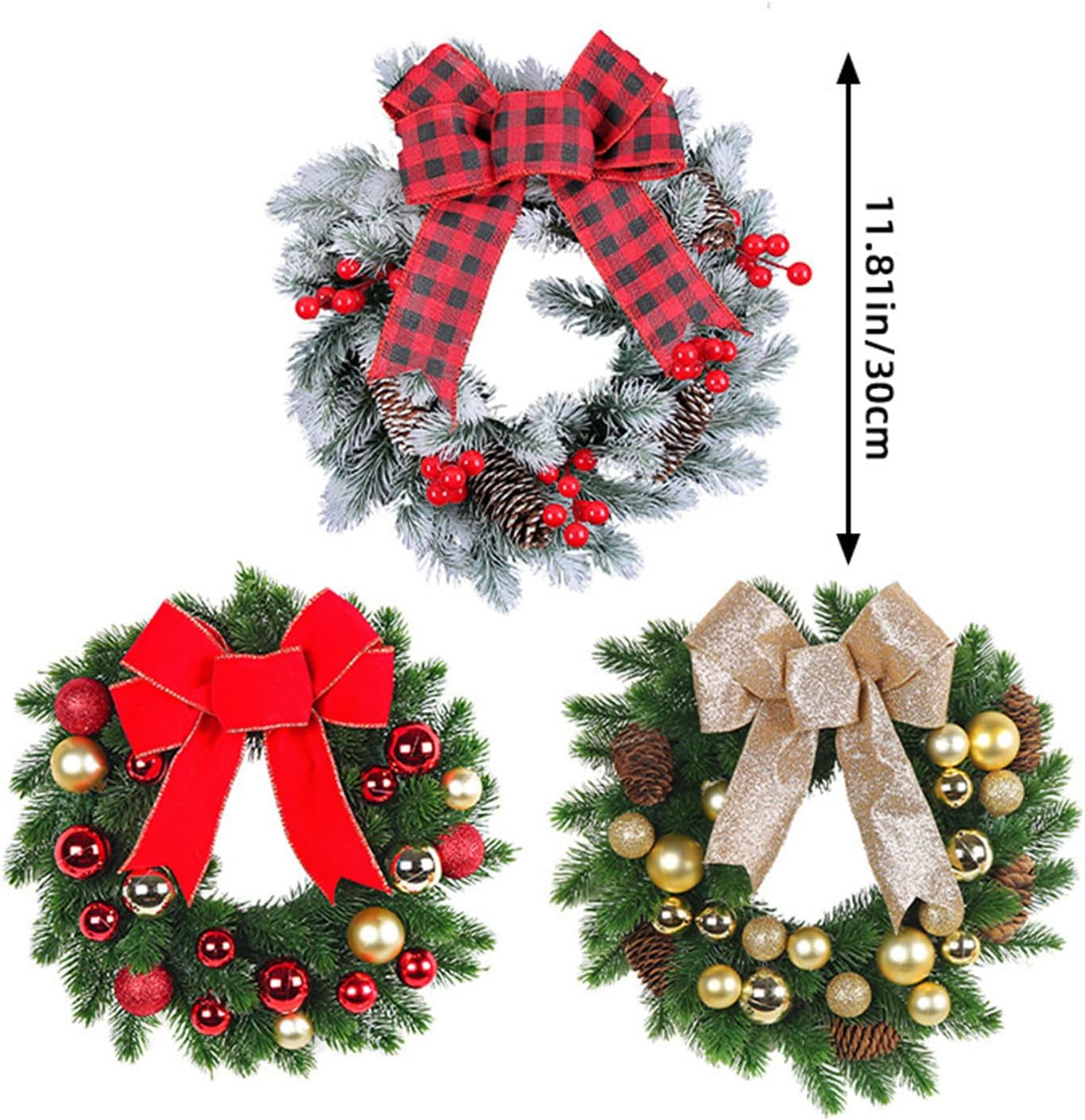 Butterfly Christmas Wreath Home Decor