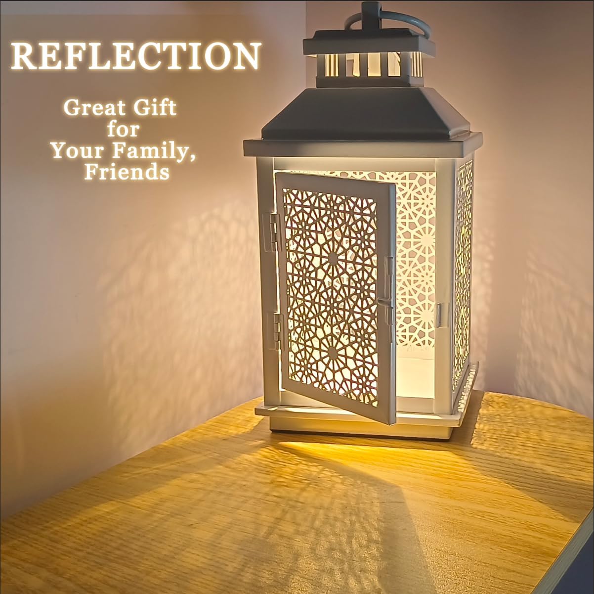 White Lighthouse Style Candle Warmer Lamp with Timer and Dimmer
