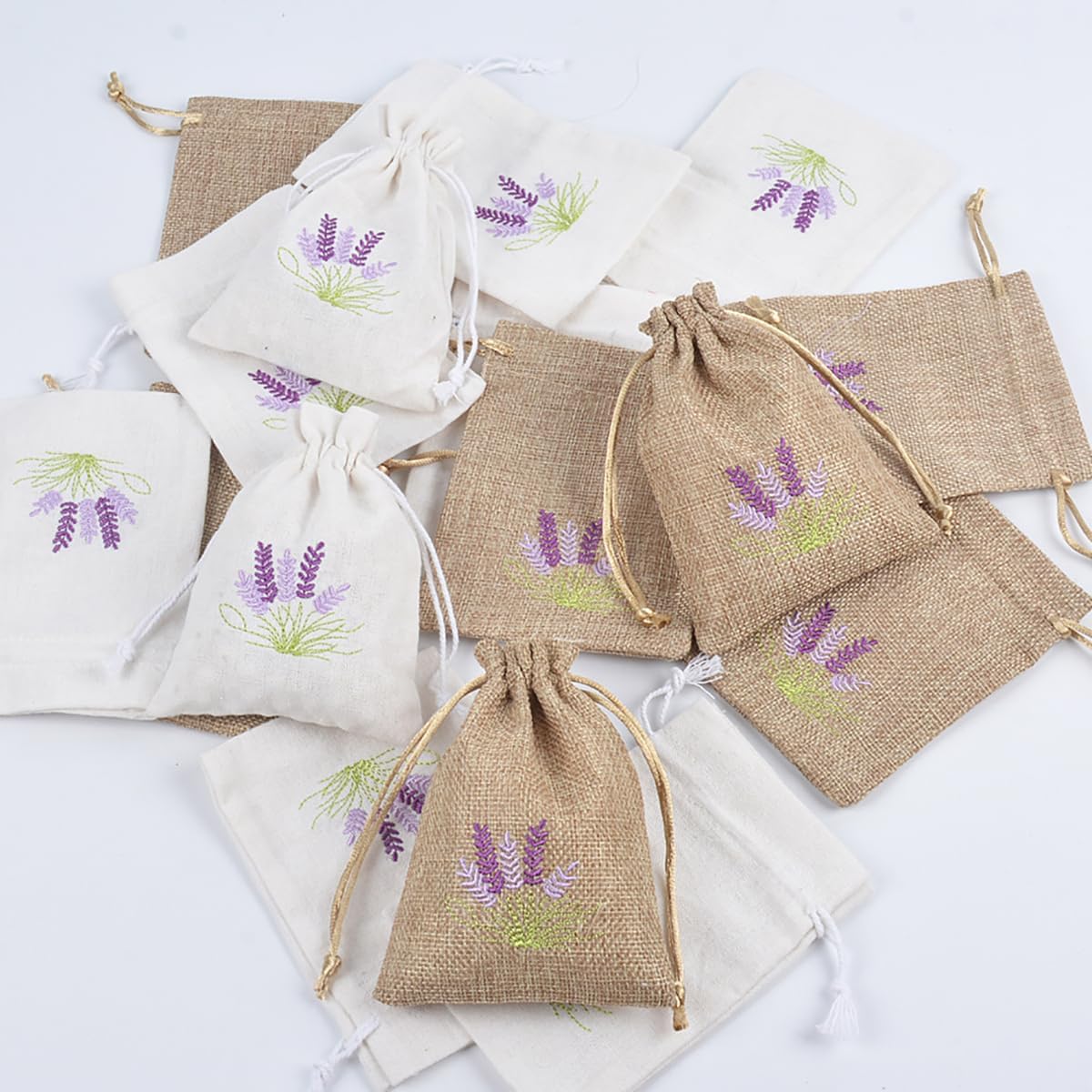 10 Pack Lavender Sachet Bags for Home Decor
