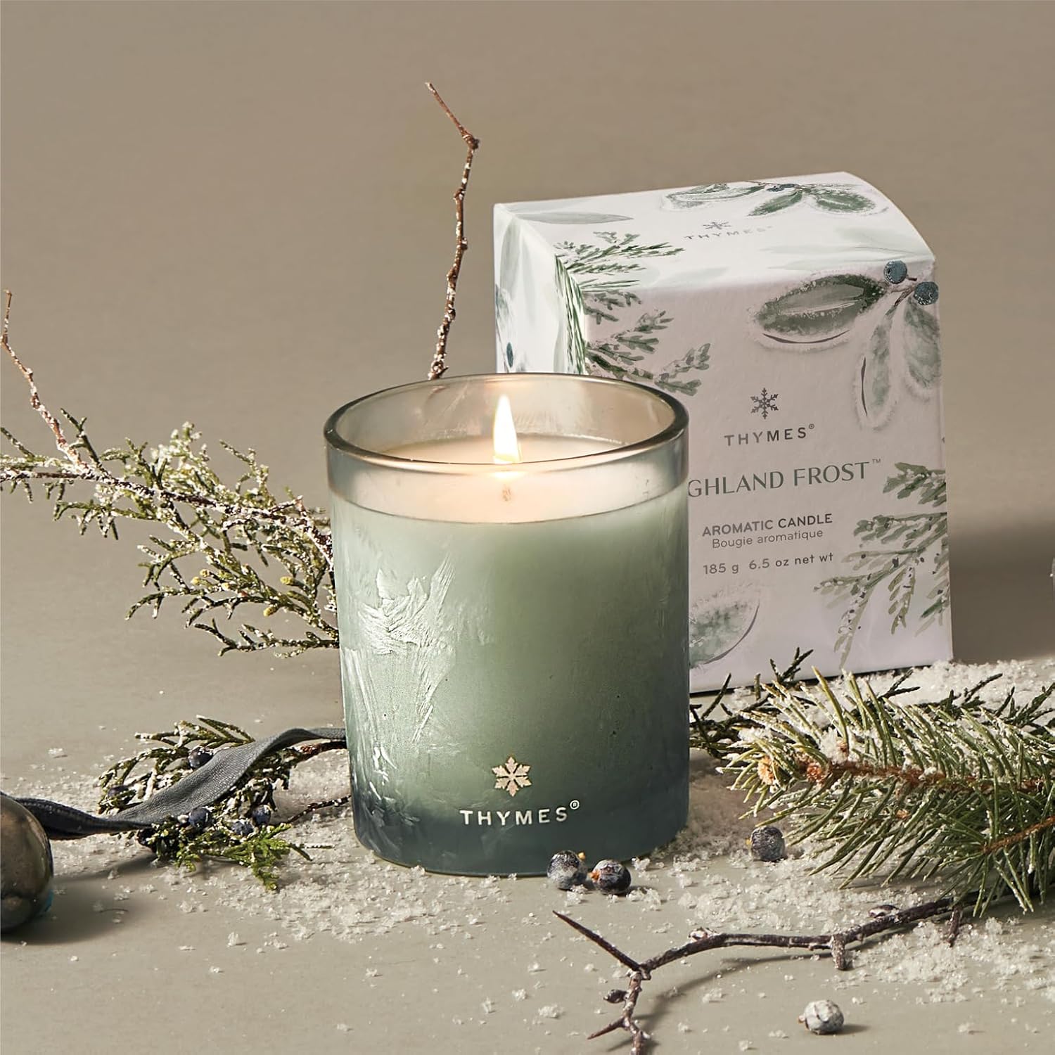 Thymes Highland Frost Jar Candle 65 oz