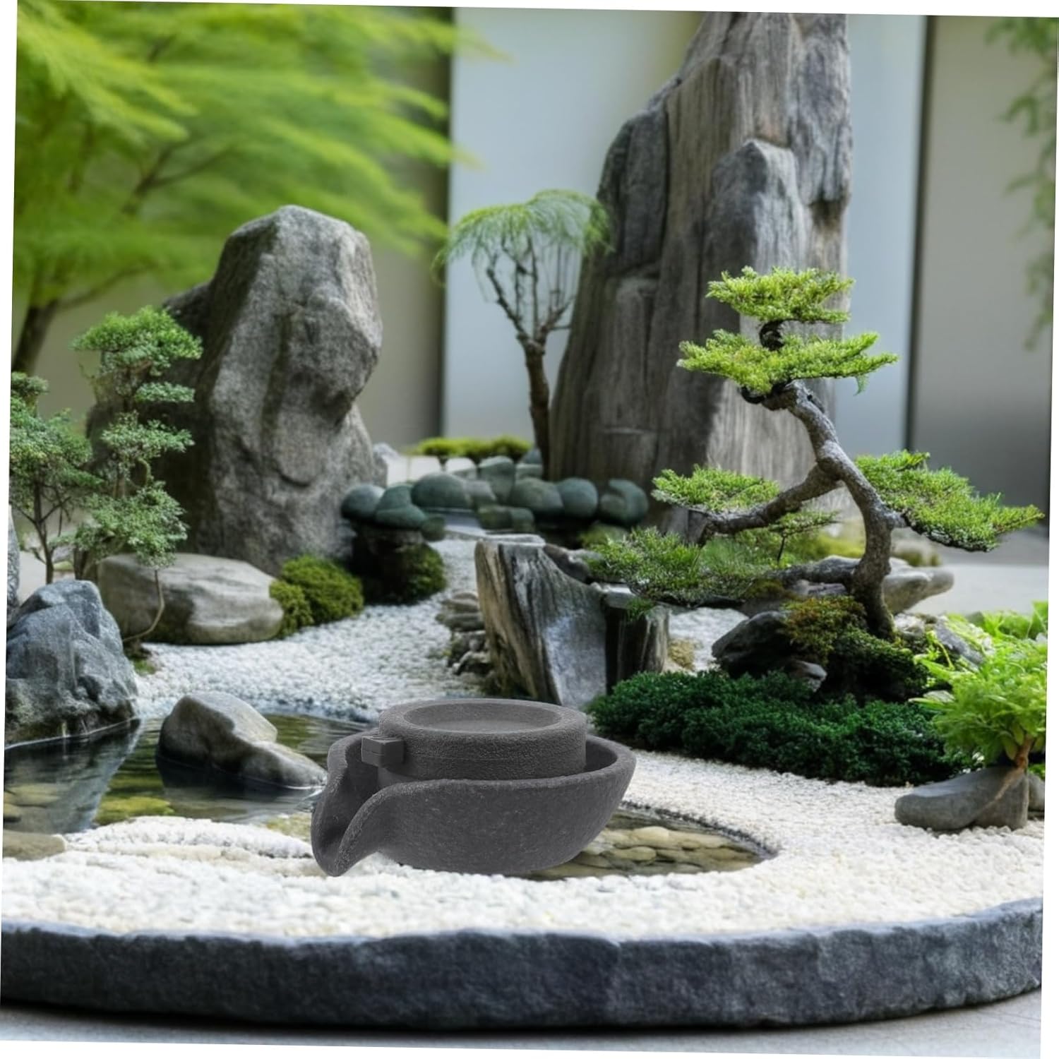 Luxshiny Tabletop Rotating Water Fountain