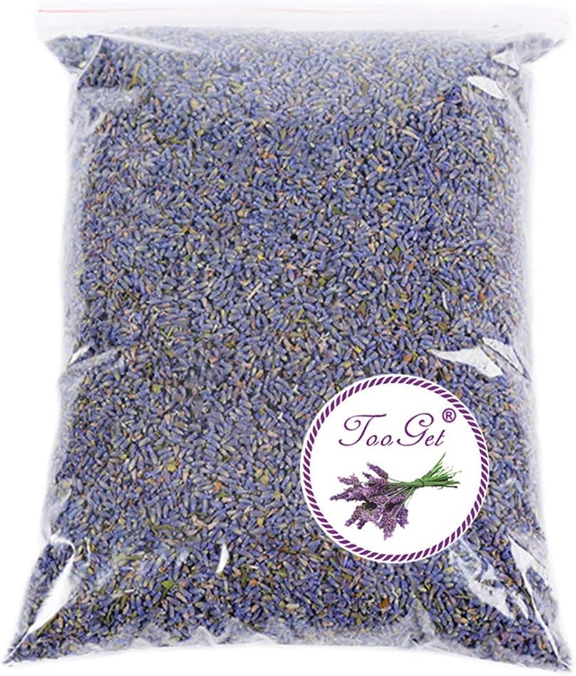 TooGet Fragrant Lavender Buds Natural Dried Flowers 2 Pound