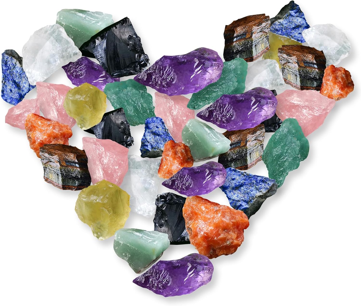 CYLLYKGIFT 10PCS Natural Crystals Indoor Fountain Pot for Home Decor