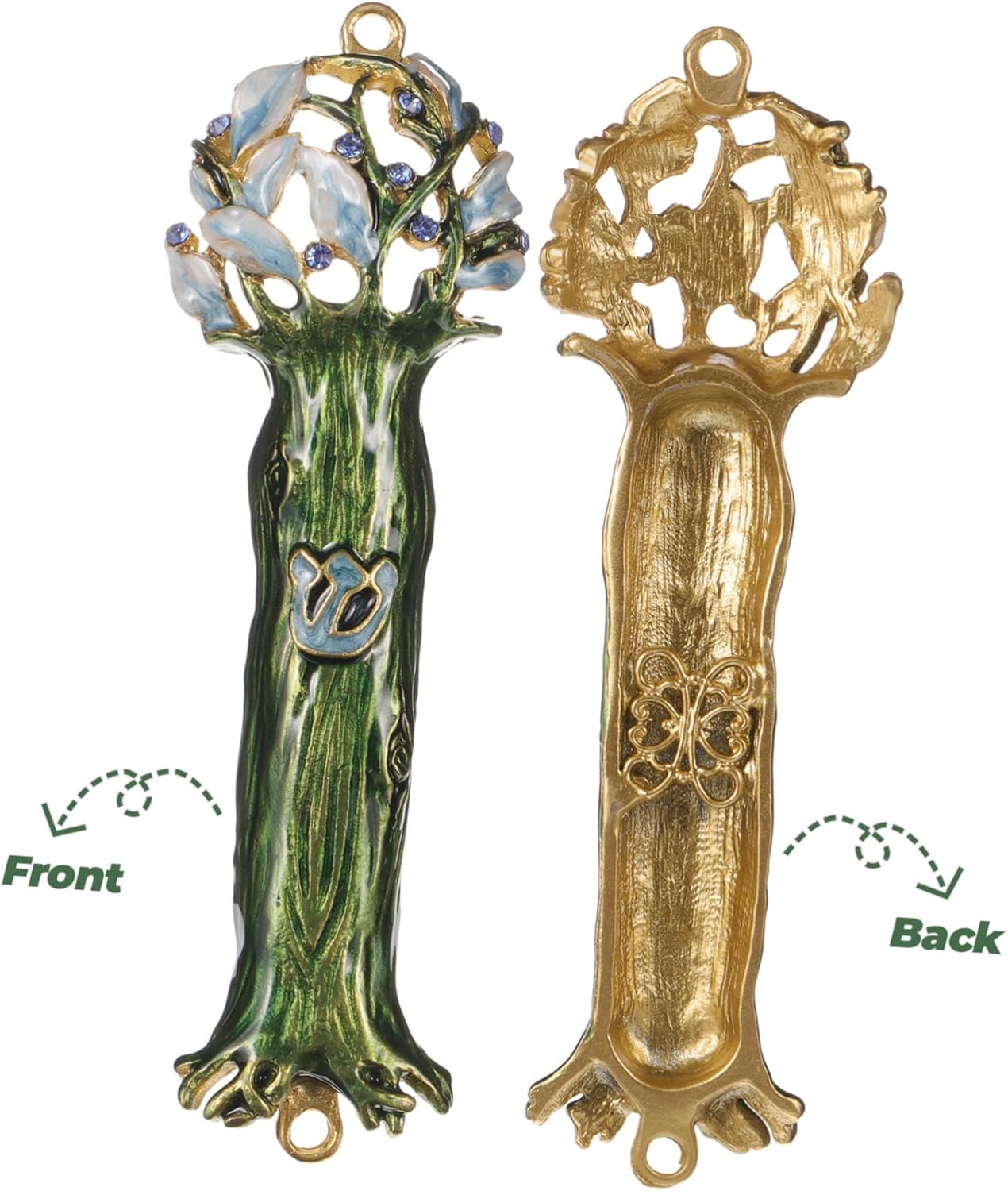 Retro Metal Religious Doorpost Scroll Deco