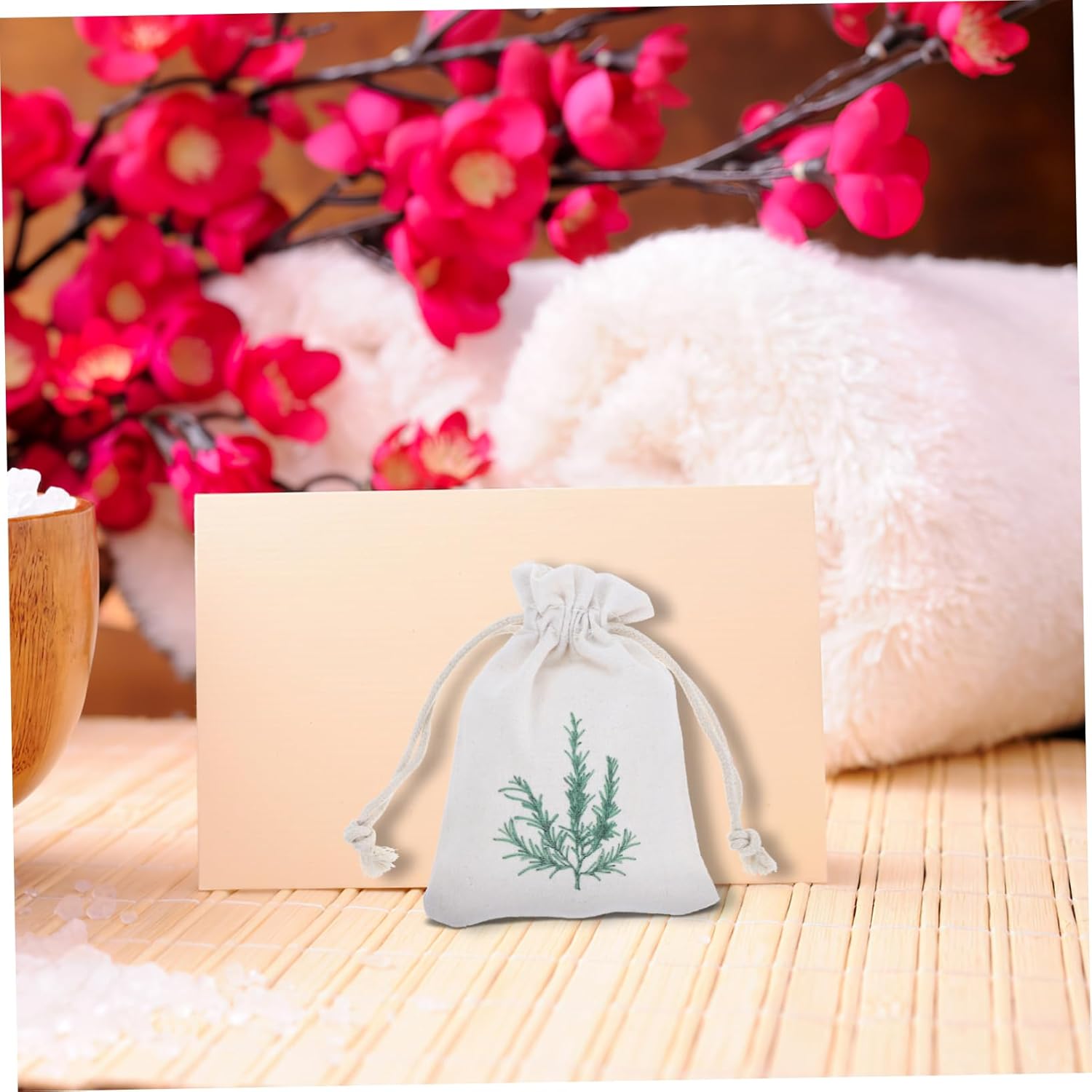 PRETYZOOM 10pcs Lavender Sachet Bags with Drawstring