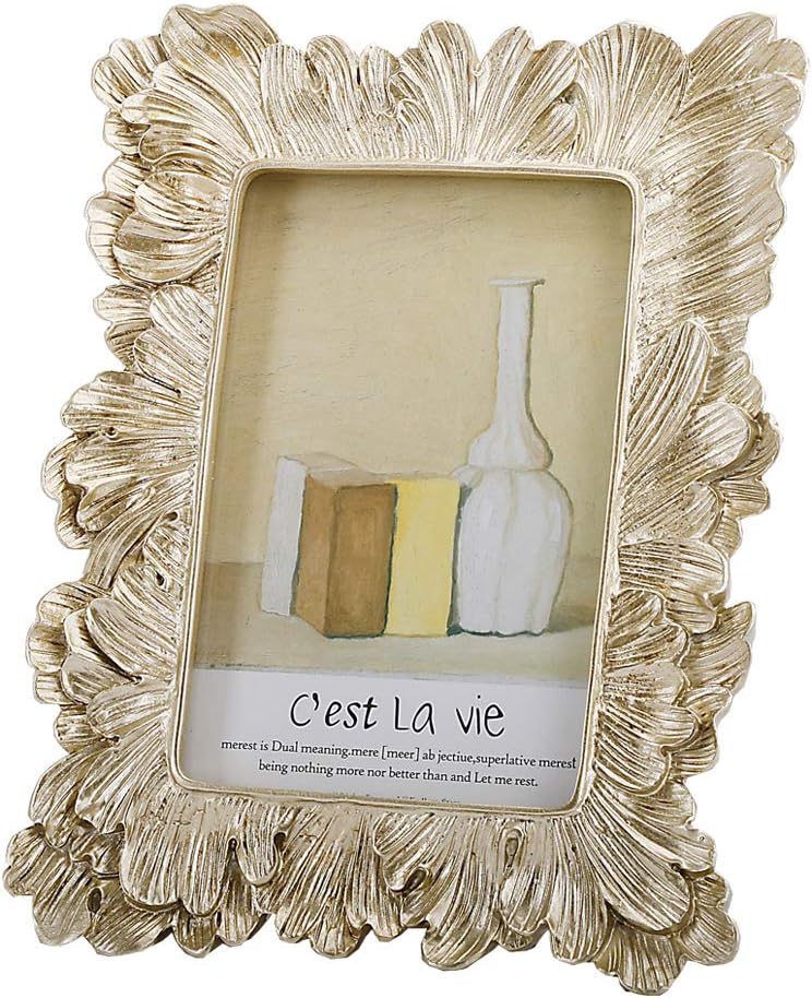 JAZPlayer 4x6 Vintage Gold Picture Frame
