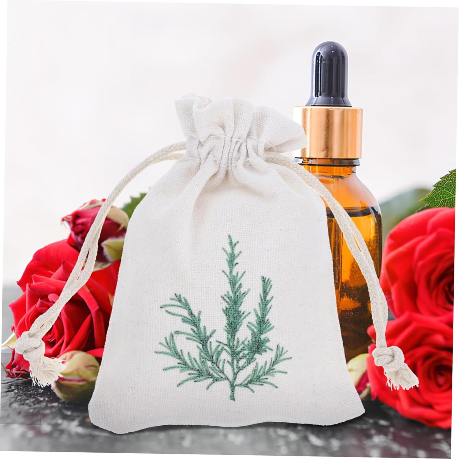 PRETYZOOM 10pcs Lavender Sachet Bags with Drawstring