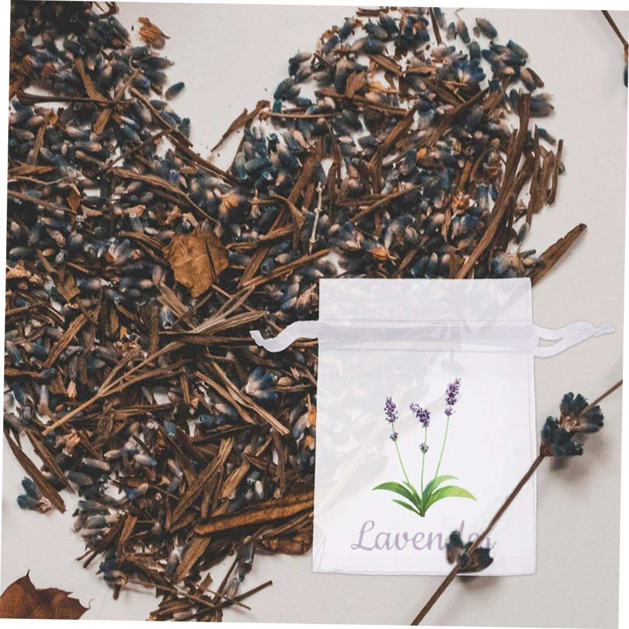 STOBAZA Dried Lavender Sachet Bags 50pcs for Home Fragrance
