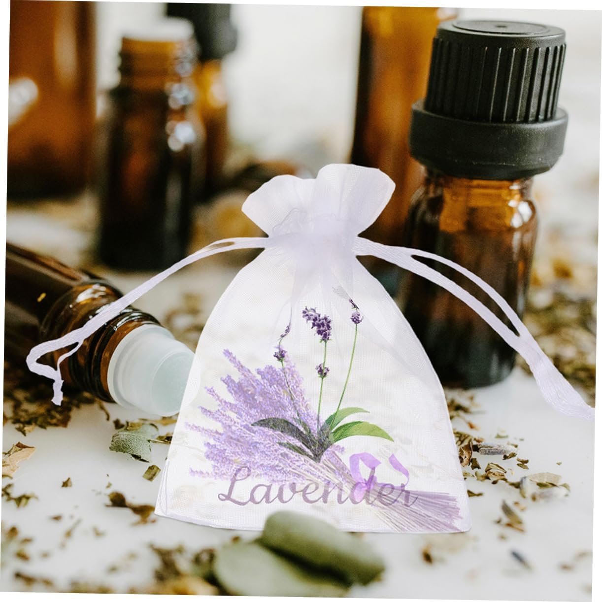 50pcs Empty Sachet Bags for Lavender and Rose Petals