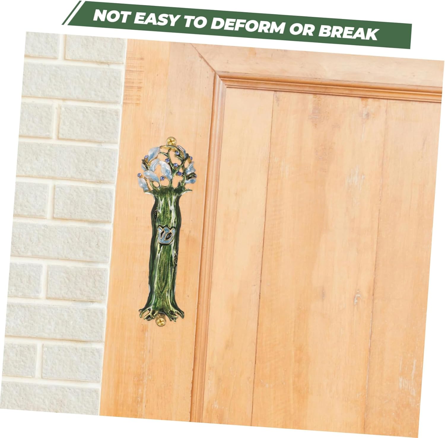 Retro Style Mezuzah Door Post Decor Metal