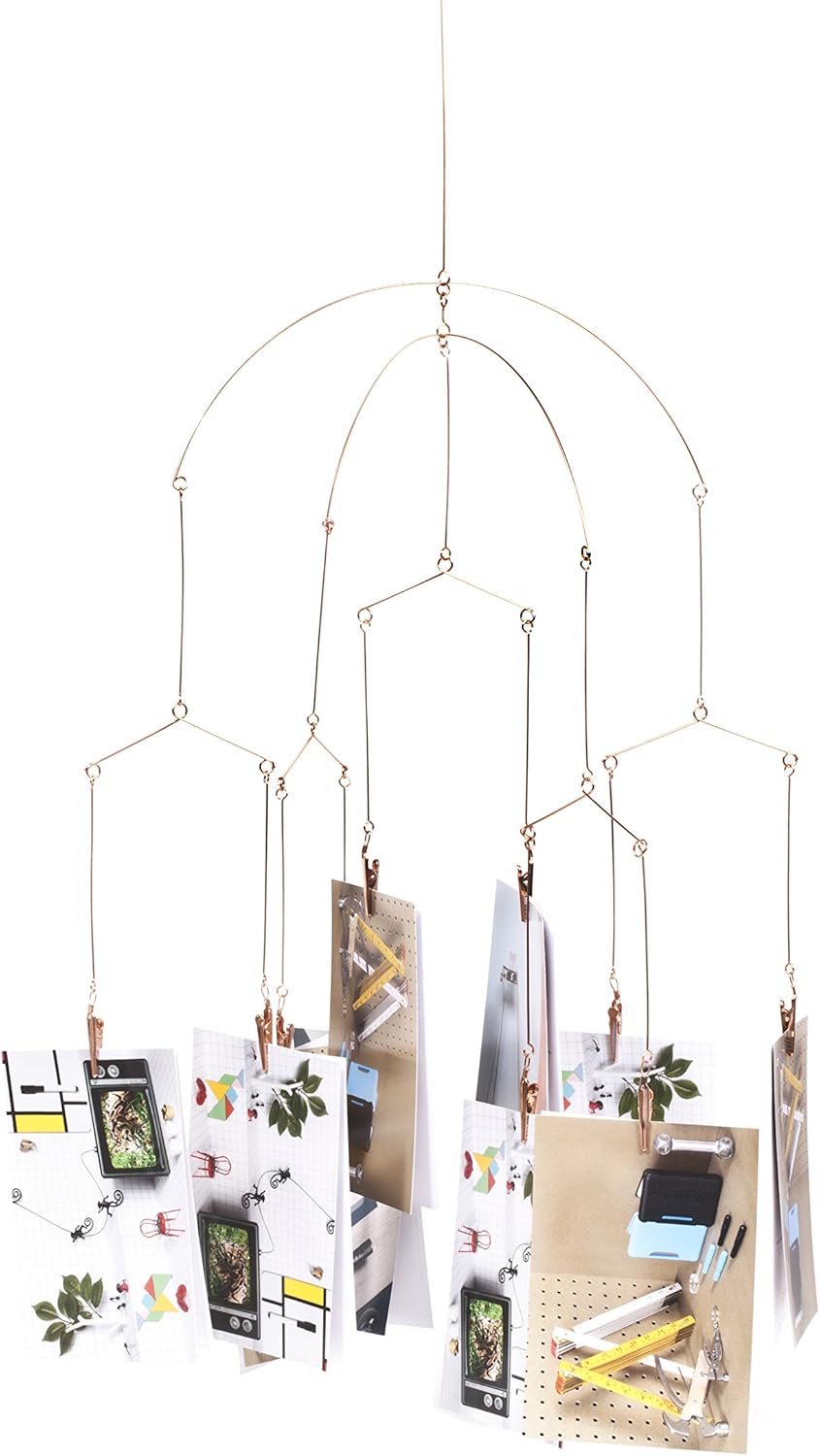 Kikkerland Mobile Photo Clip Fan Copper