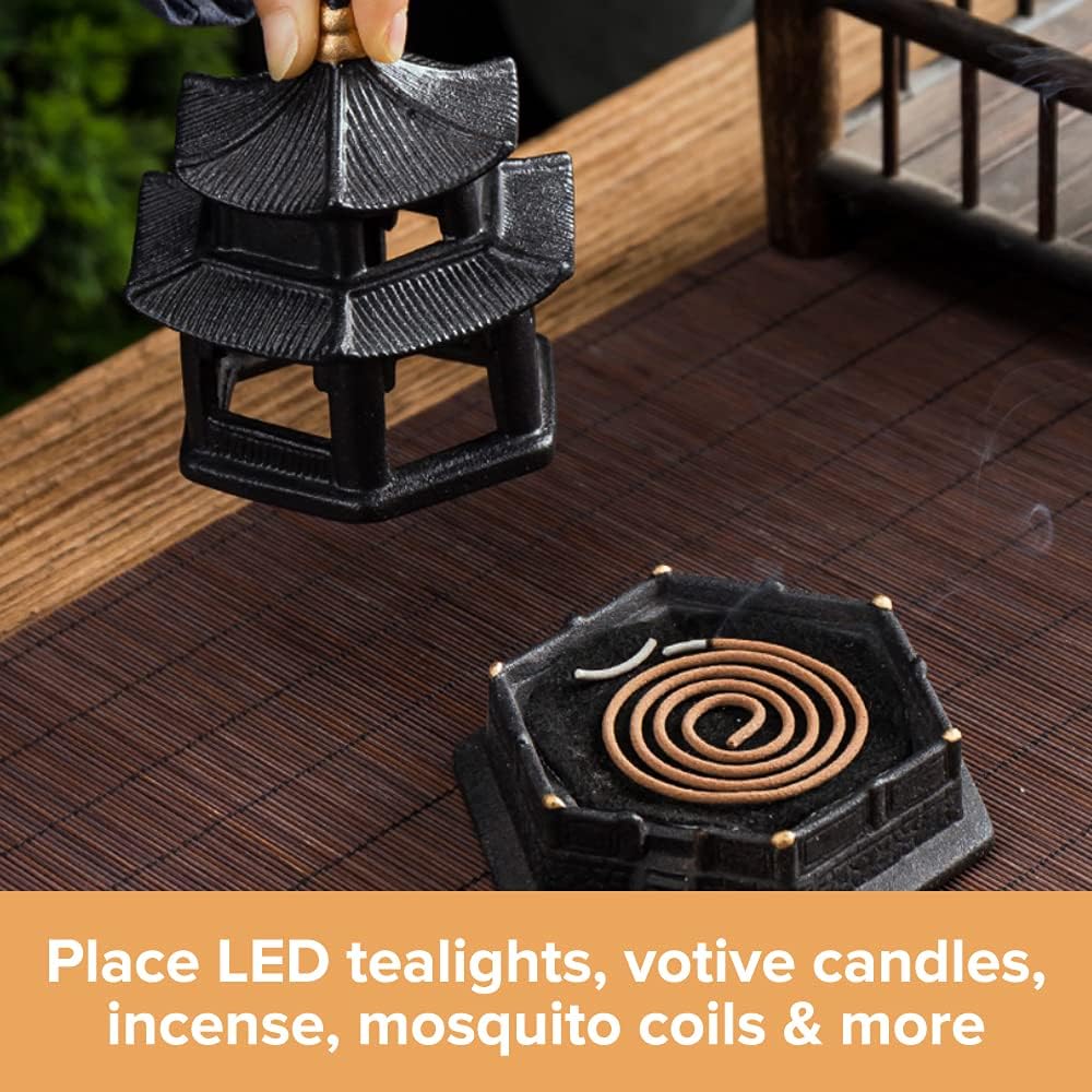 Mini Pagoda Lantern Stand - Zen Garden Decor