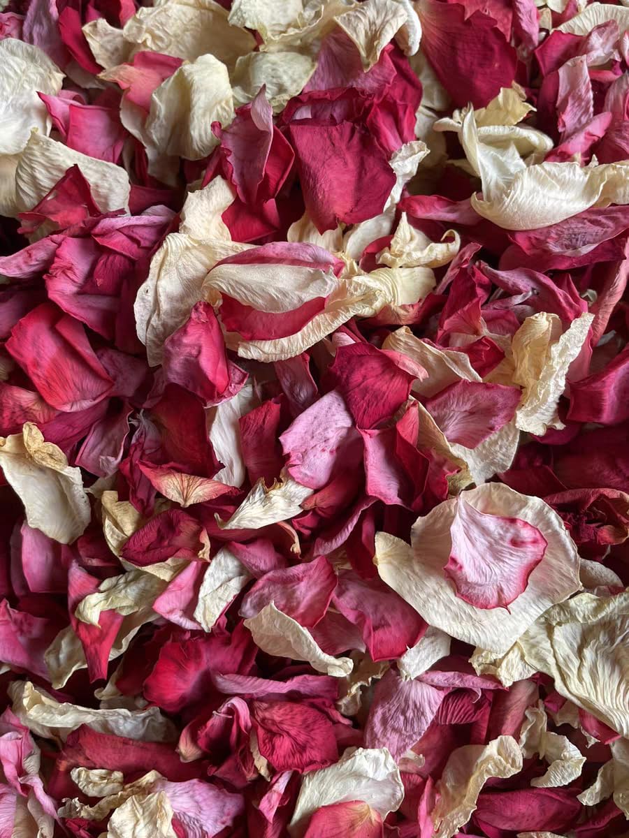 Rose Petal Sachet 50g Yellow Red Mixed Flowers Decor