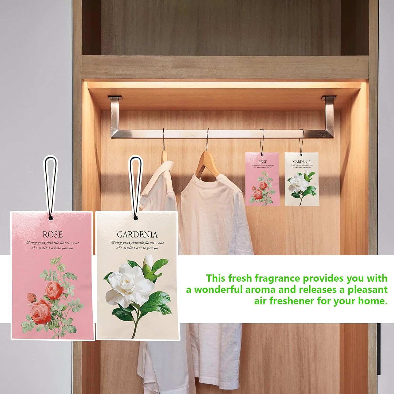 4-Pack Vanilla Lavender Sachets for Drawer and Closet