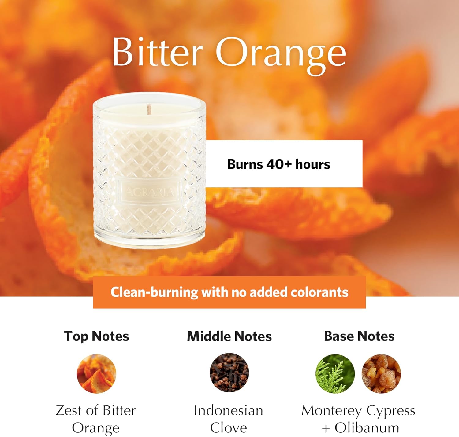 AGRARIA Scented Candles 7 Oz Luxury Jar Candles