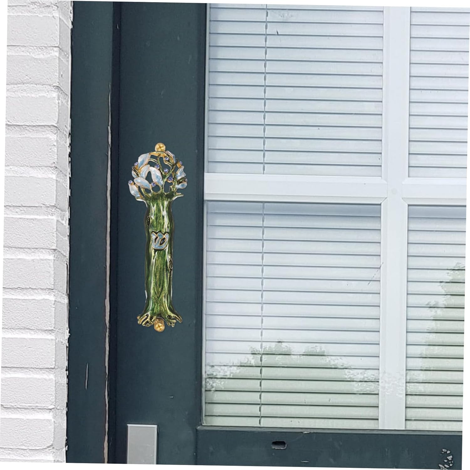ERINGOGO Metal Mezuzah Decoration Retro Style