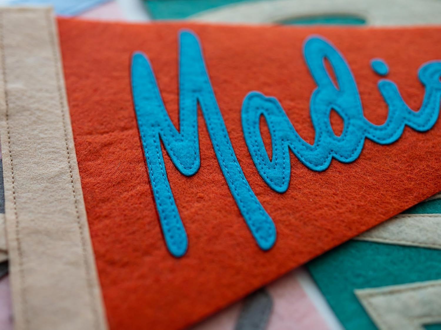 Personalized Name Pennant for Nursery Decor
