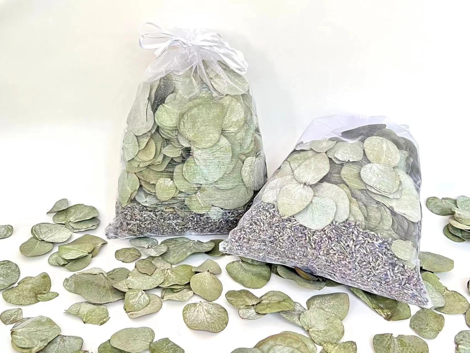 Eucalyptus Lavender Dried Plants 2 Pack Bath Pouches
